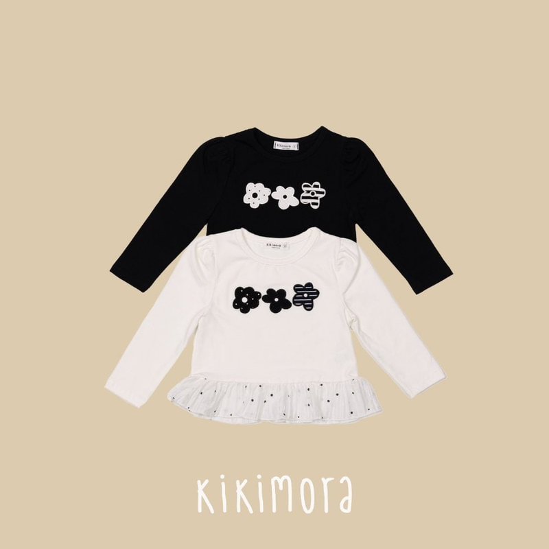 Flower Cluster Embroidery Tee by Kikimora for Child - view 2