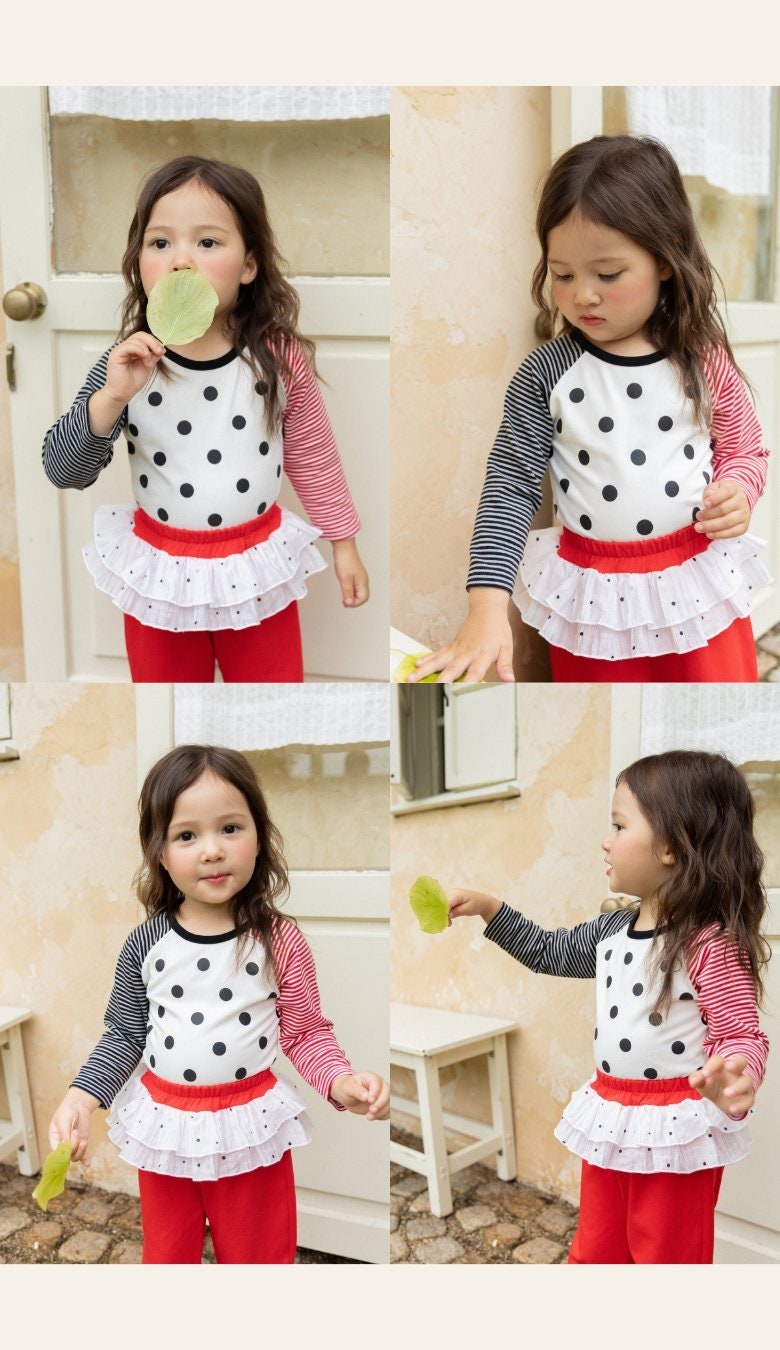 Domino Raglan Tee by Kikimora for Child - view 11