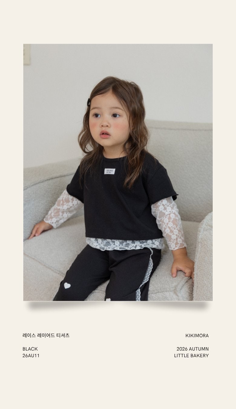 Lace Layered Tee by Kikimora for Child - view 4