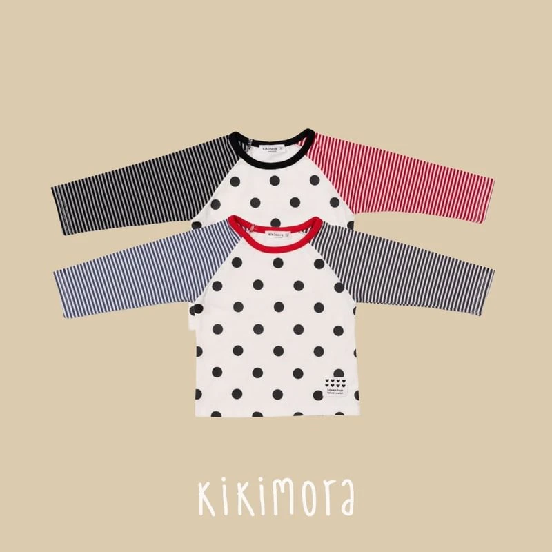 Domino Raglan Tee by Kikimora for Child - view 2
