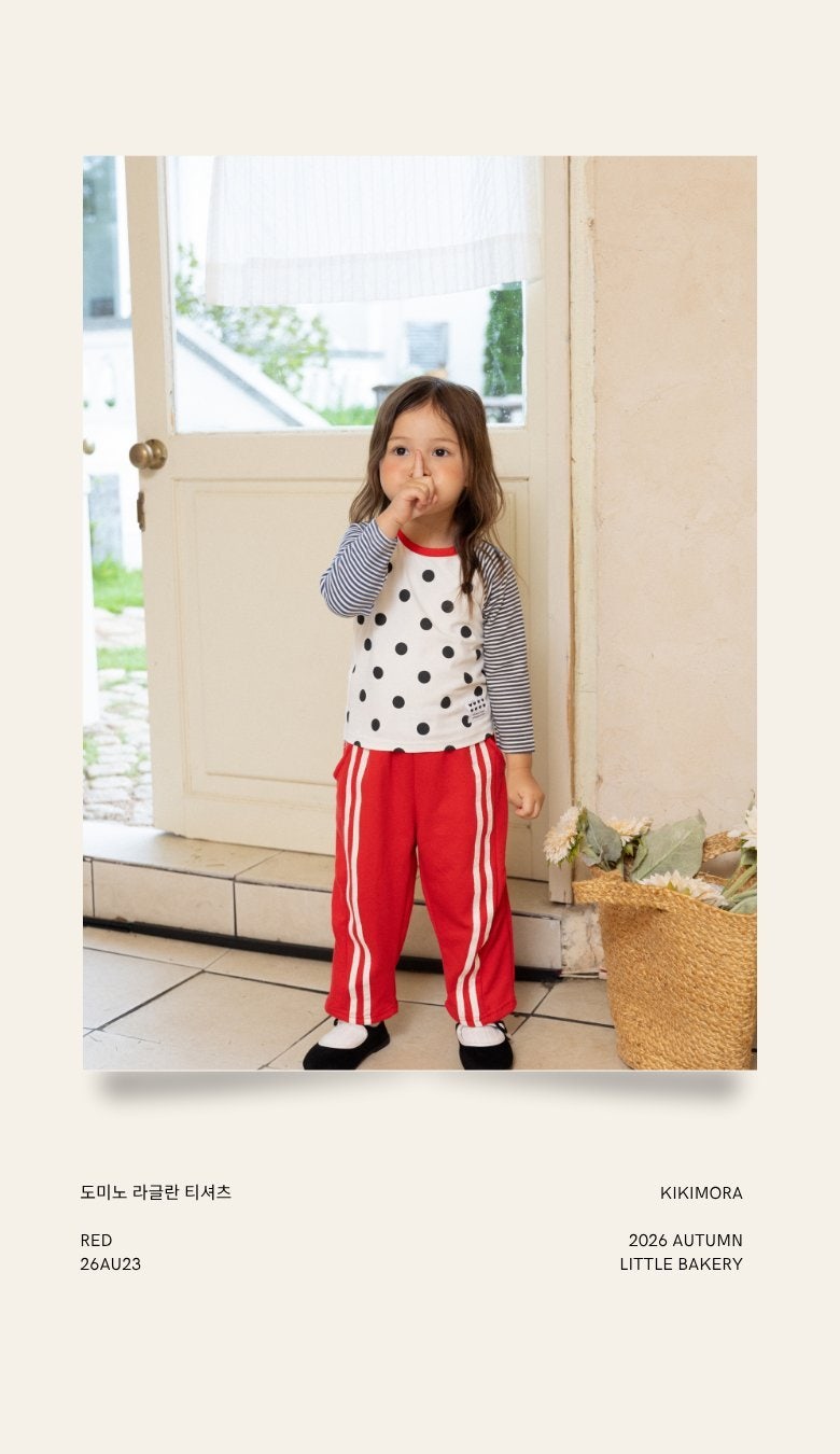 Domino Raglan Tee by Kikimora for Child - view 4