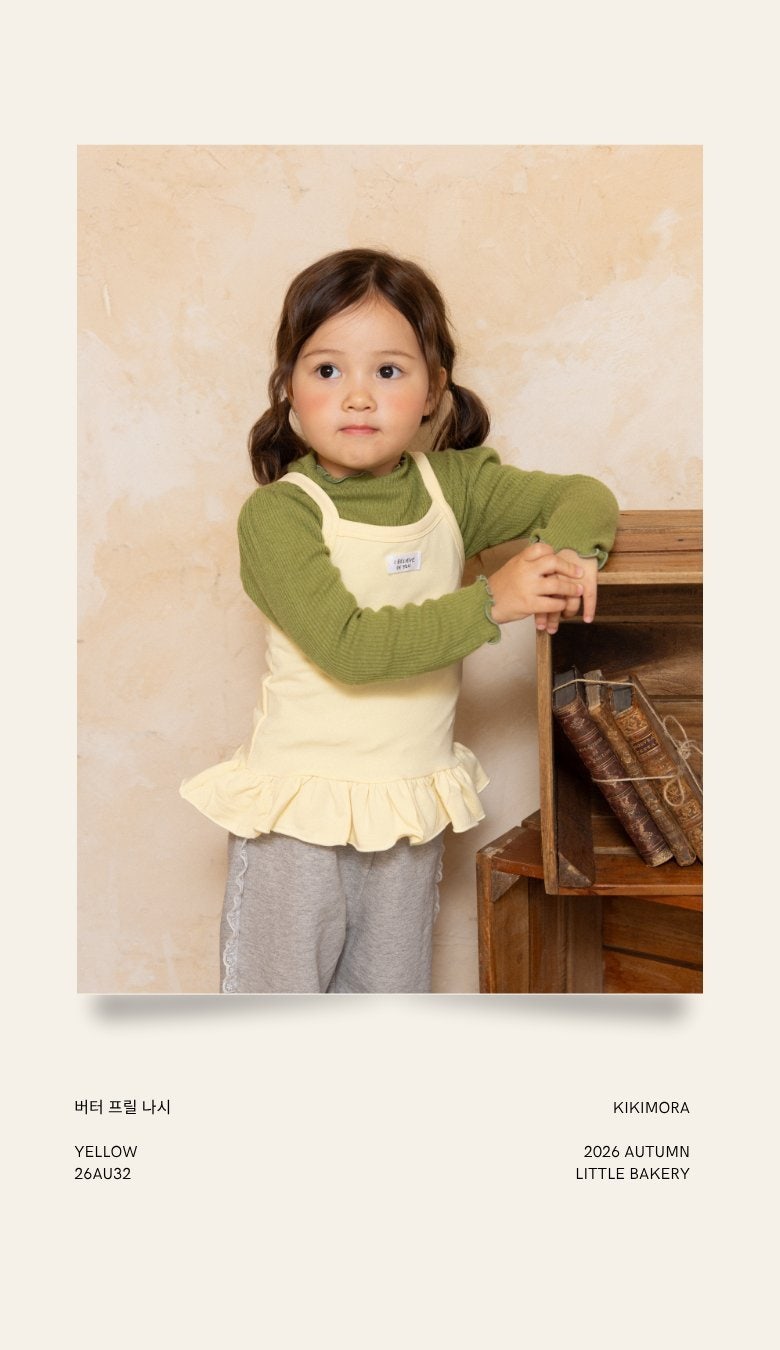 Butter Frill Tank Top by Kikimora for Child - view 4