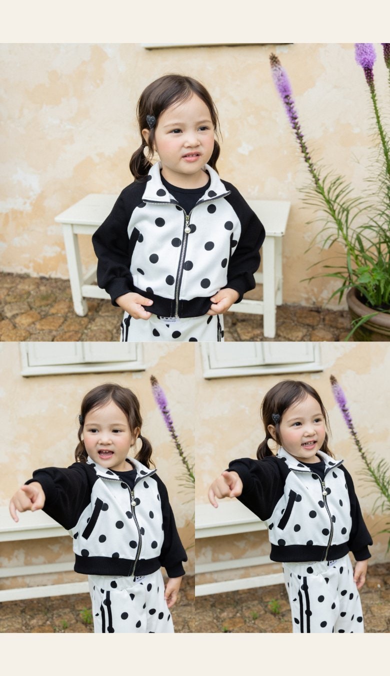 Dot Mix Zip-up by Kikimora for Child - view 6