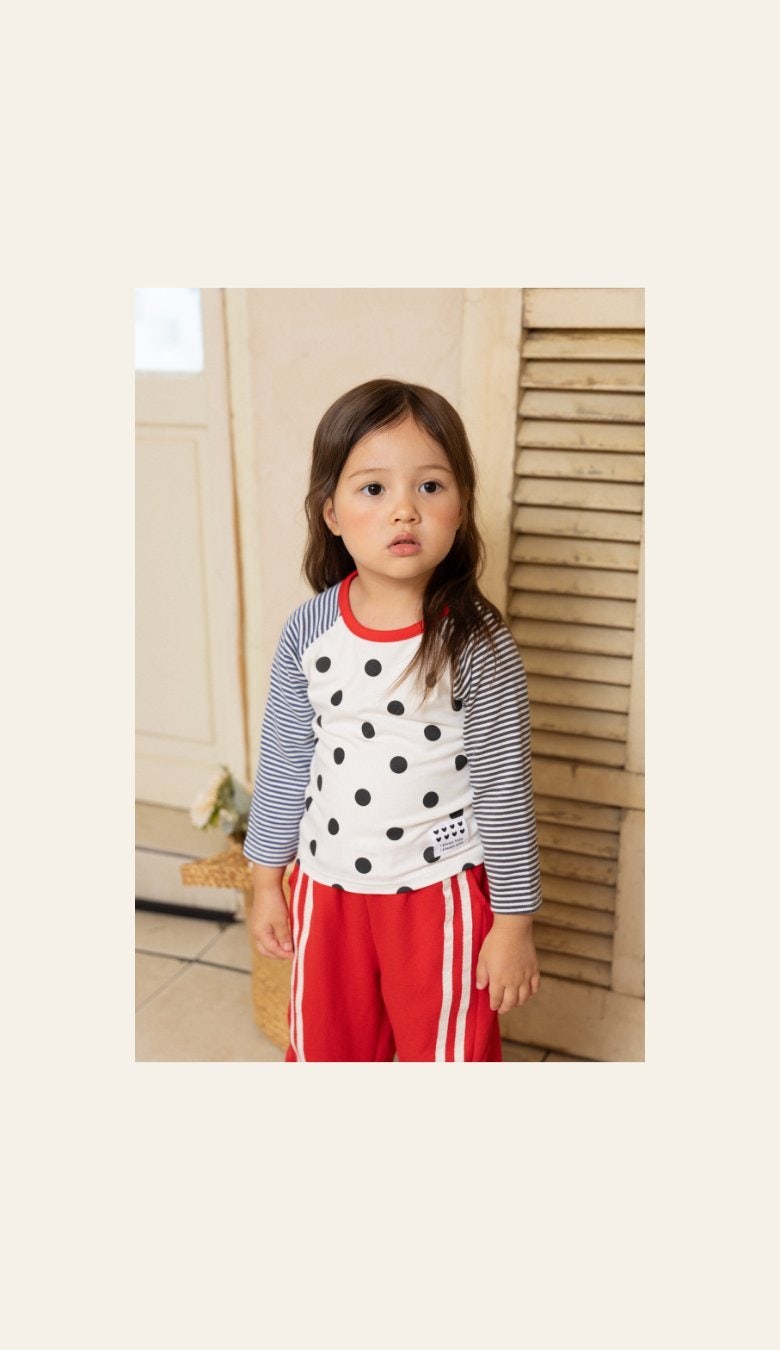 Domino Raglan Tee by Kikimora for Child - view 5