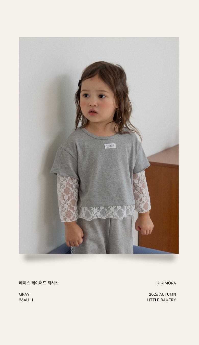 Lace Layered Tee by Kikimora for Child - view 8