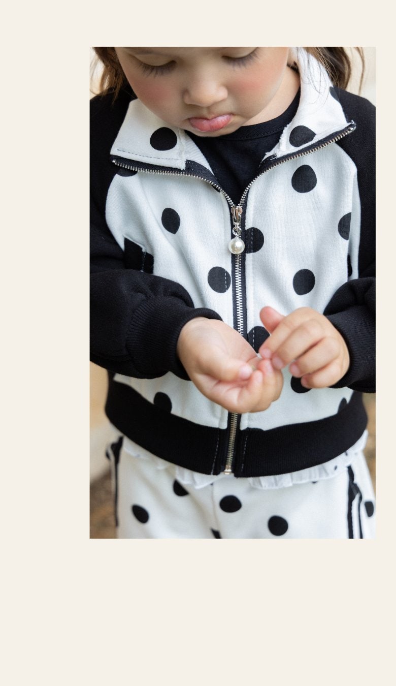Dot Mix Zip-up by Kikimora for Child - view 7