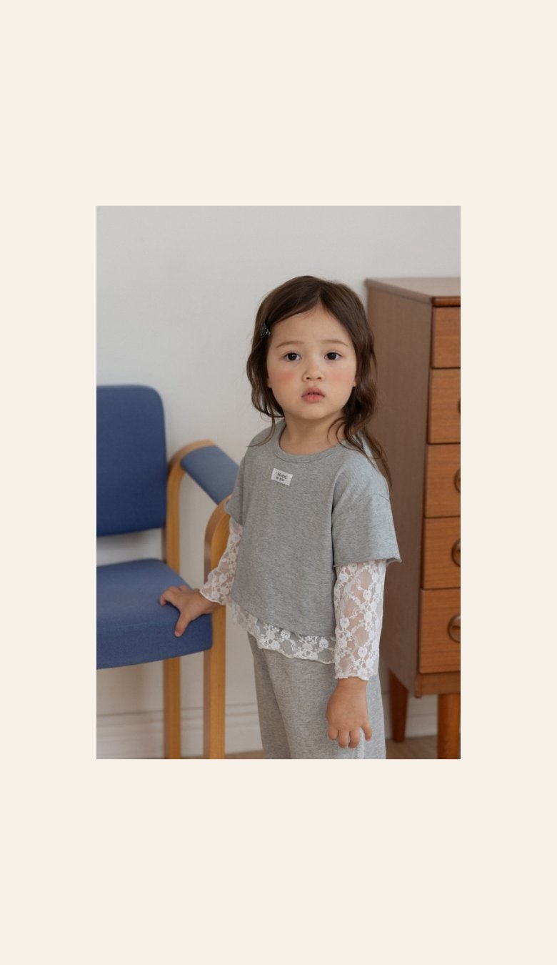 Lace Layered Tee by Kikimora for Child - view 9