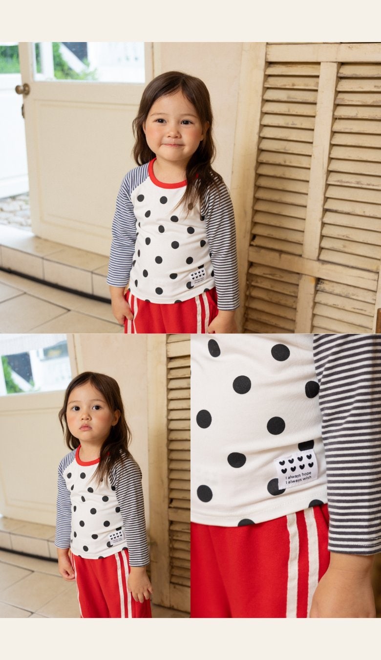 Domino Raglan Tee by Kikimora for Child - view 7