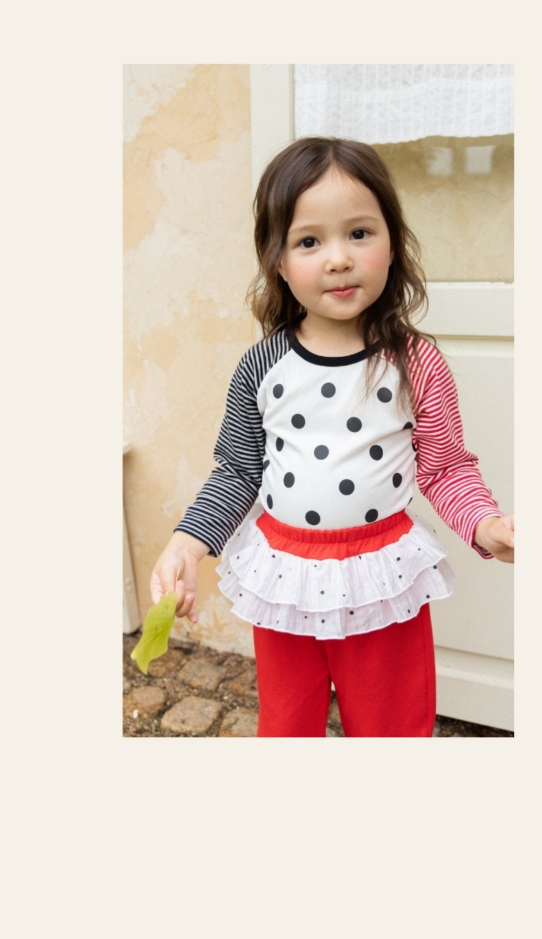 Domino Raglan Tee by Kikimora for Child - view 10