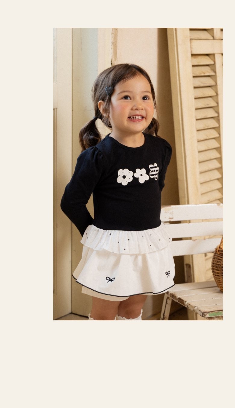 Flower Cluster Embroidery Tee by Kikimora for Child - view 9