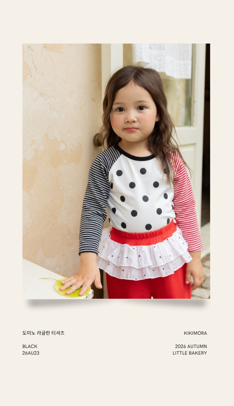 Domino Raglan Tee by Kikimora for Child - view 8