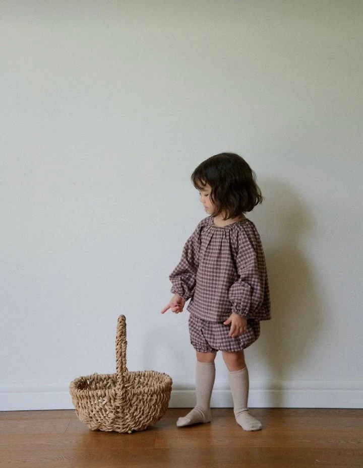 Mood Check Blouse by Ko And Ko for Child - view 11
