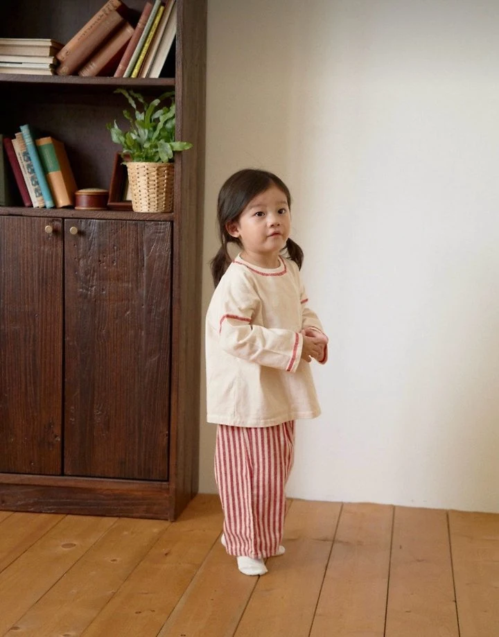 Stripe Wide Pants by Ko And Ko for Child - view 11