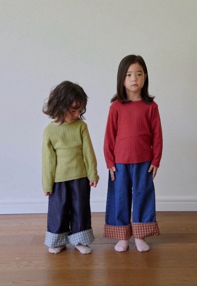 Check Duri Denim Pants by Ko And Ko for Child - view 9