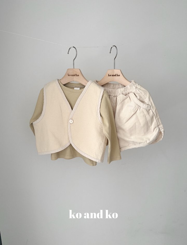 Rib Basic Tee by Ko And Ko for Child - view 4