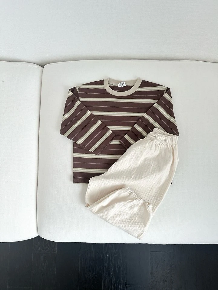 Autumn Stripe Tee by Ko And Ko for Child - view 3