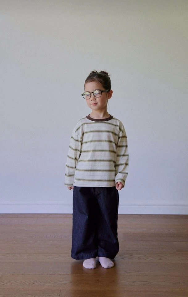 Autumn Stripe Tee by Ko And Ko for Child - view 4