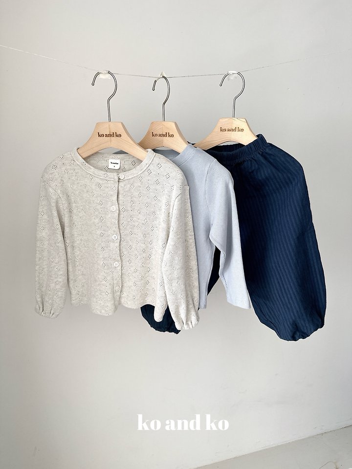 Eyelet Cardigan by Ko And Ko for Child - view 1