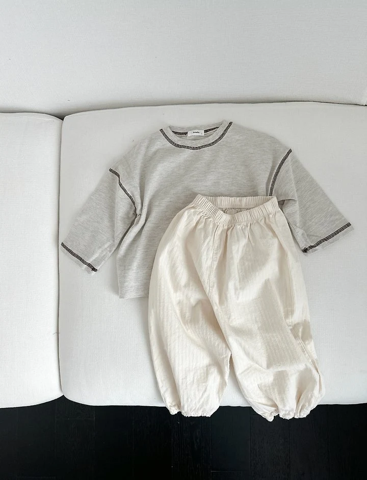 Milk Jogger Pants by Ko And Ko for Child - view 9