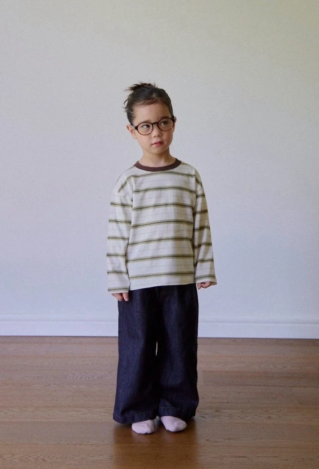 Autumn Stripe Tee by Ko And Ko for Child - view 5