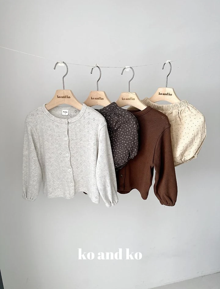 Eyelet Cardigan by Ko And Ko for Child - view 2