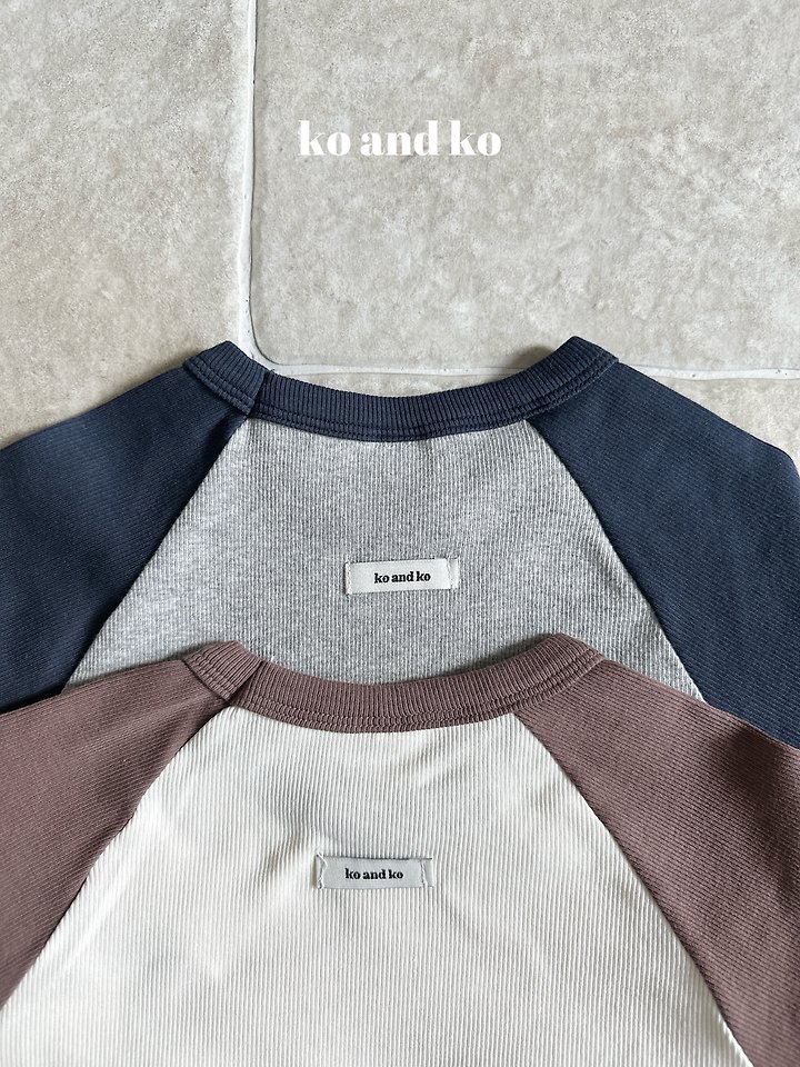 Rib Raglan Tee by Ko And Ko for Child - view 1
