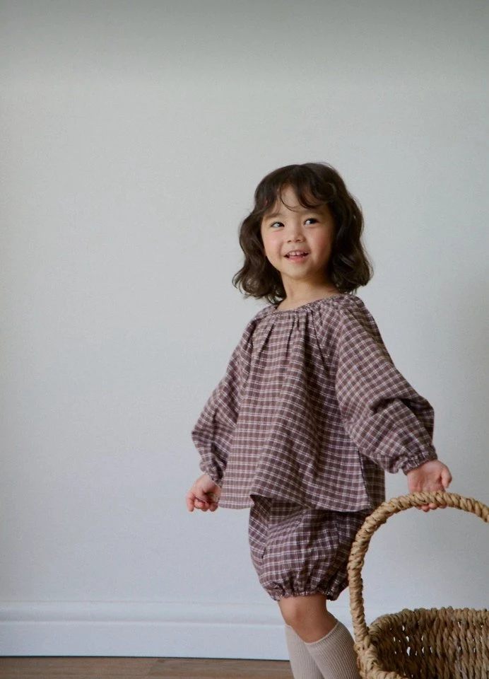 Mood Check Blouse by Ko And Ko for Child - view 6