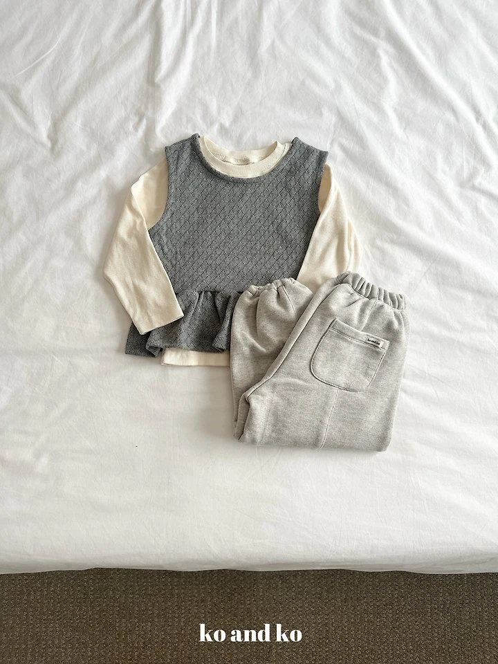 Rib Basic Tee by Ko And Ko for Child - view 8