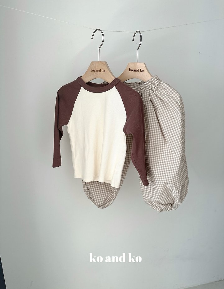 Rib Raglan Tee by Ko And Ko for Child - view 2
