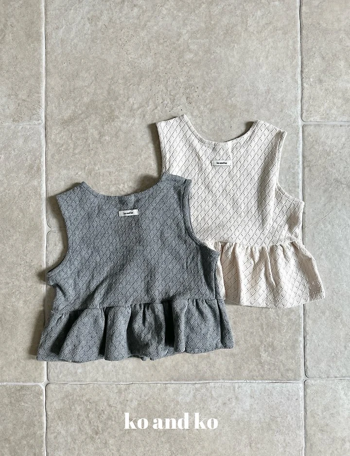 Knit Shirring Top by Ko And Ko for Child - view 1