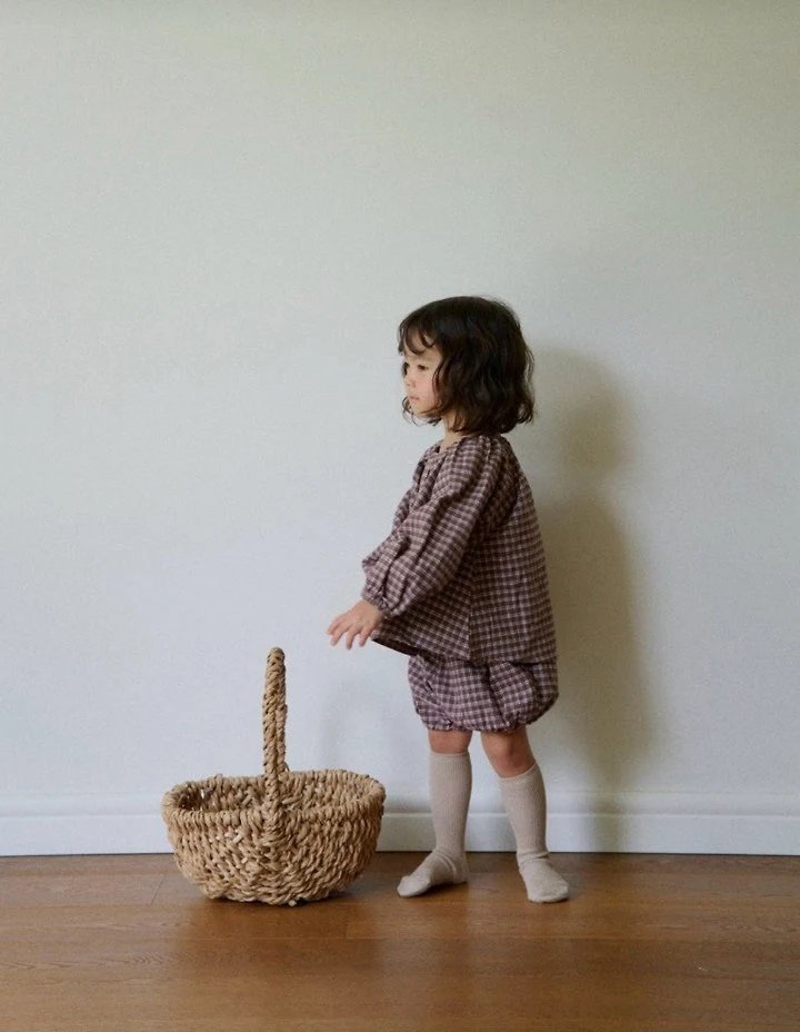 Mood Check Blouse by Ko And Ko for Child - view 7