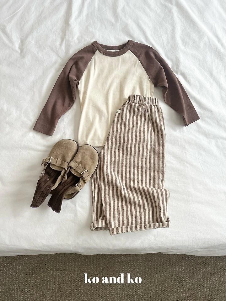 Stripe Wide Pants by Ko And Ko for Child - view 7