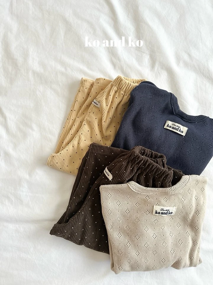Corduroy Round Pants by Ko And Ko for Child - view 5