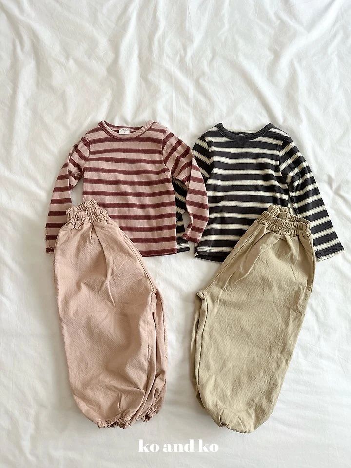 Pintuck Jogger Pants by Ko And Ko for Child - view 3