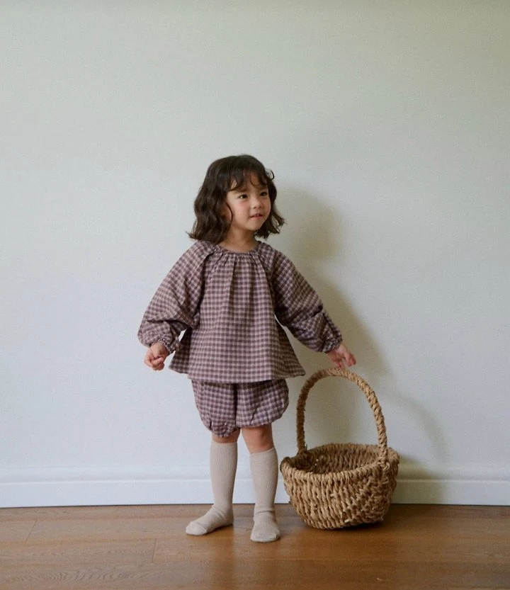 Mood Check Blouse by Ko And Ko for Child - view 8