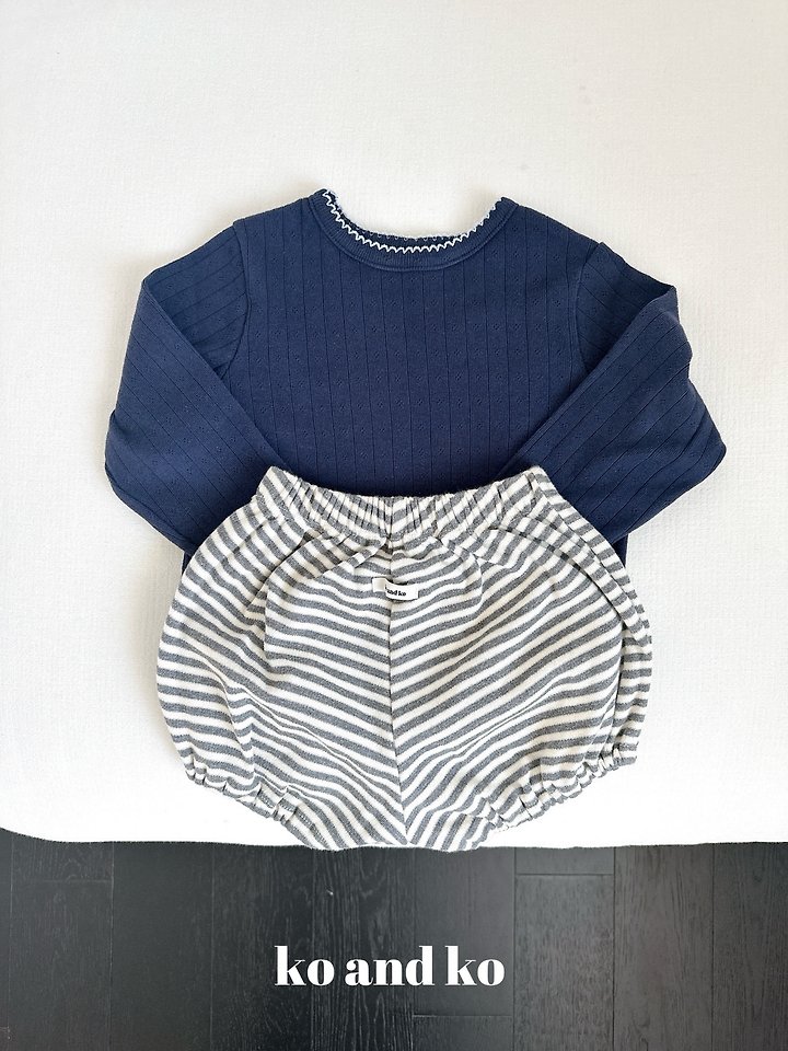 Stripe Short Bloomer by Ko And Ko for Child - view 2