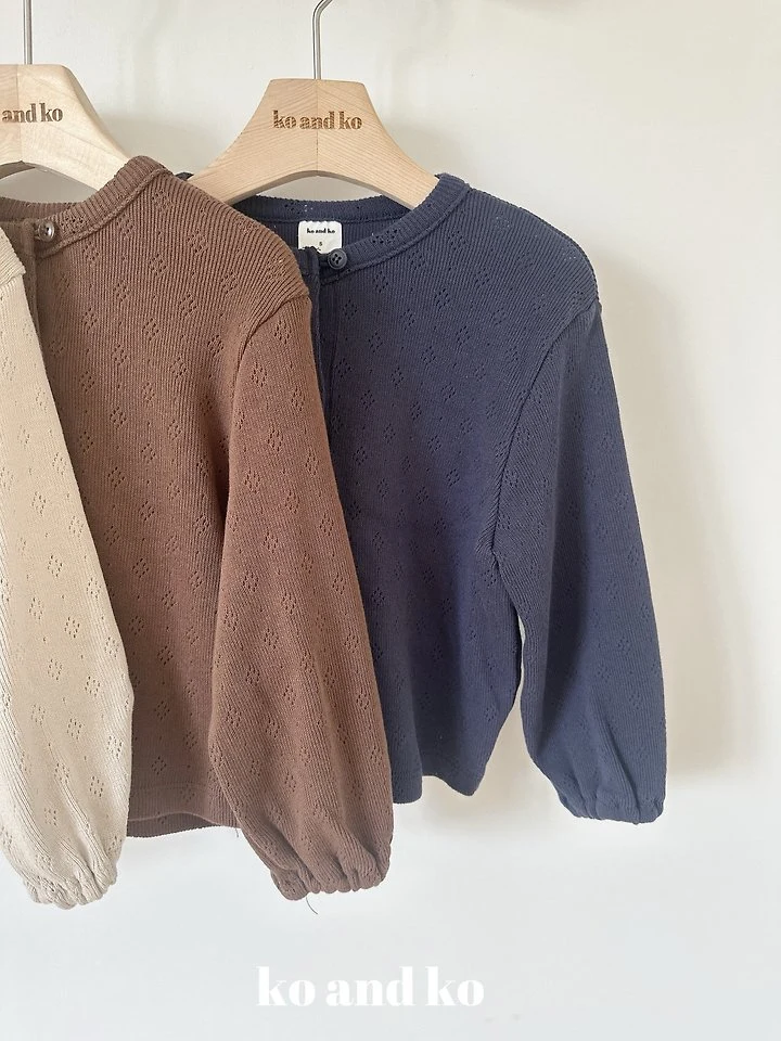 Eyelet Cardigan by Ko And Ko for Child - view 6