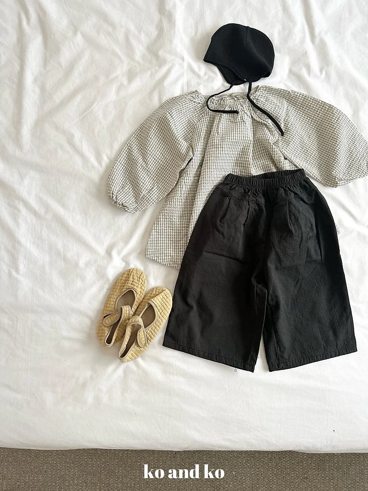 Pintuck Wide Pants by Ko And Ko for Child - view 8