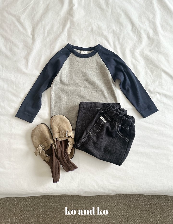 Rib Raglan Tee by Ko And Ko for Child - view 5