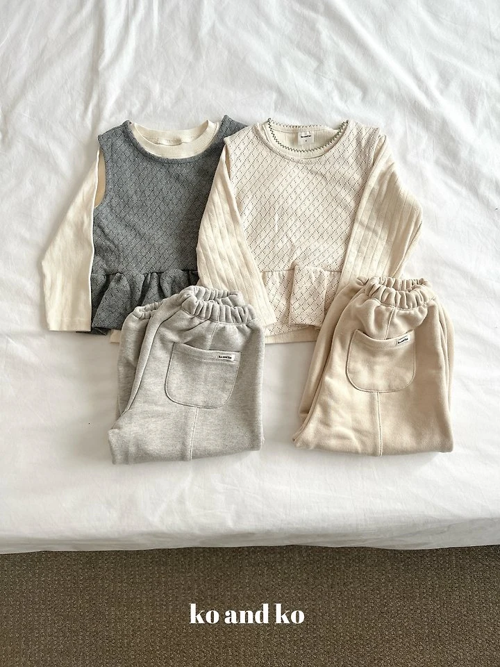 Knit Shirring Top by Ko And Ko for Child - view 4