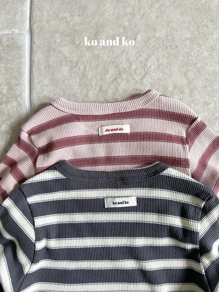 Stripe Roro Tee by Ko And Ko for Child - view 3