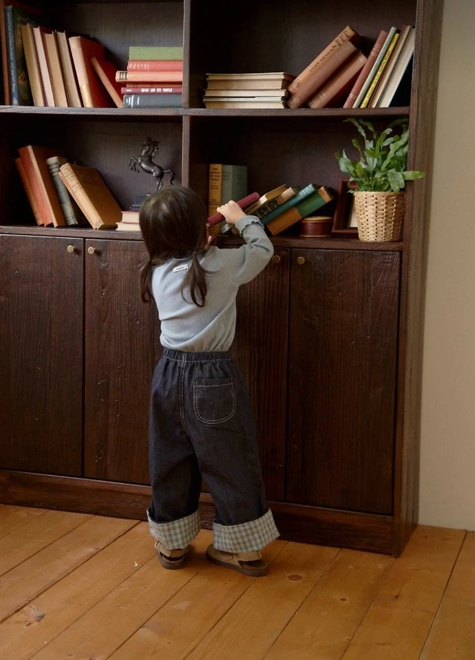 Check Duri Denim Pants by Ko And Ko for Child - view 5