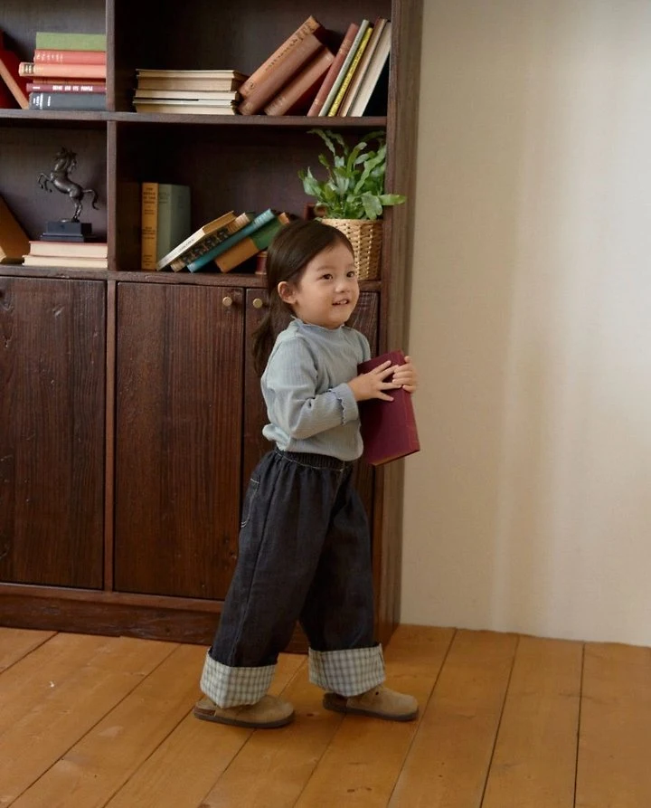 Check Duri Denim Pants by Ko And Ko for Child - view 6