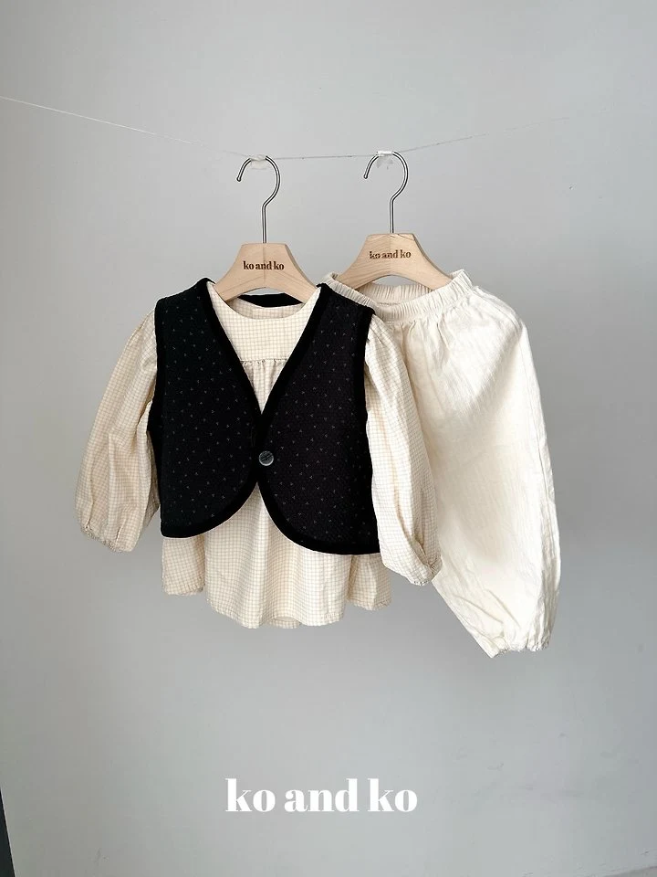 Milk Jogger Pants by Ko And Ko for Child - view 3