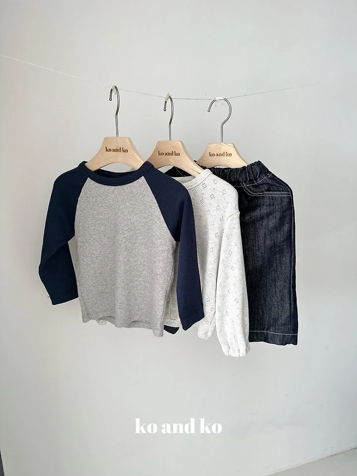 Non Faded Denim Pants by Ko And Ko for Child - view 2