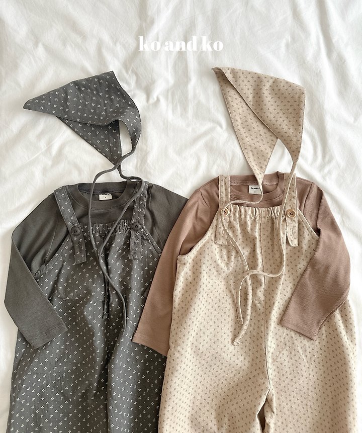 Flower Overalls by Ko And Ko for Child - view 1
