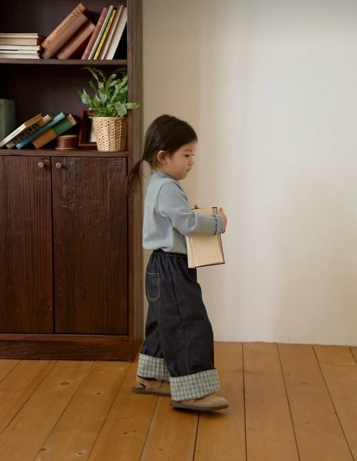 Check Duri Denim Pants by Ko And Ko for Child - view 8