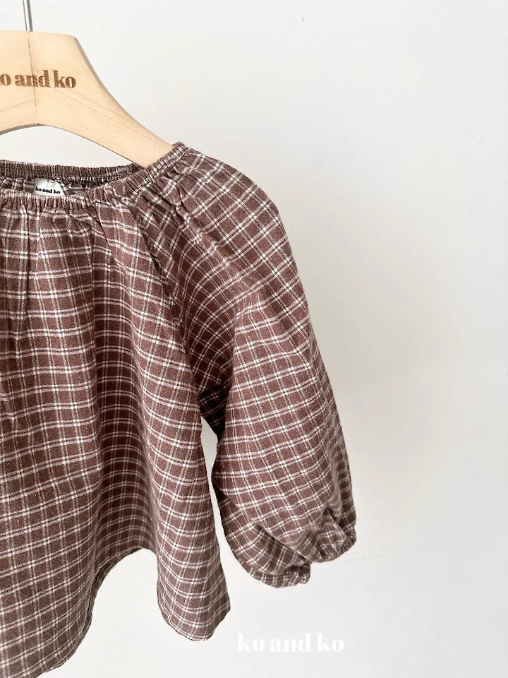 Mood Check Blouse by Ko And Ko for Child - view 2