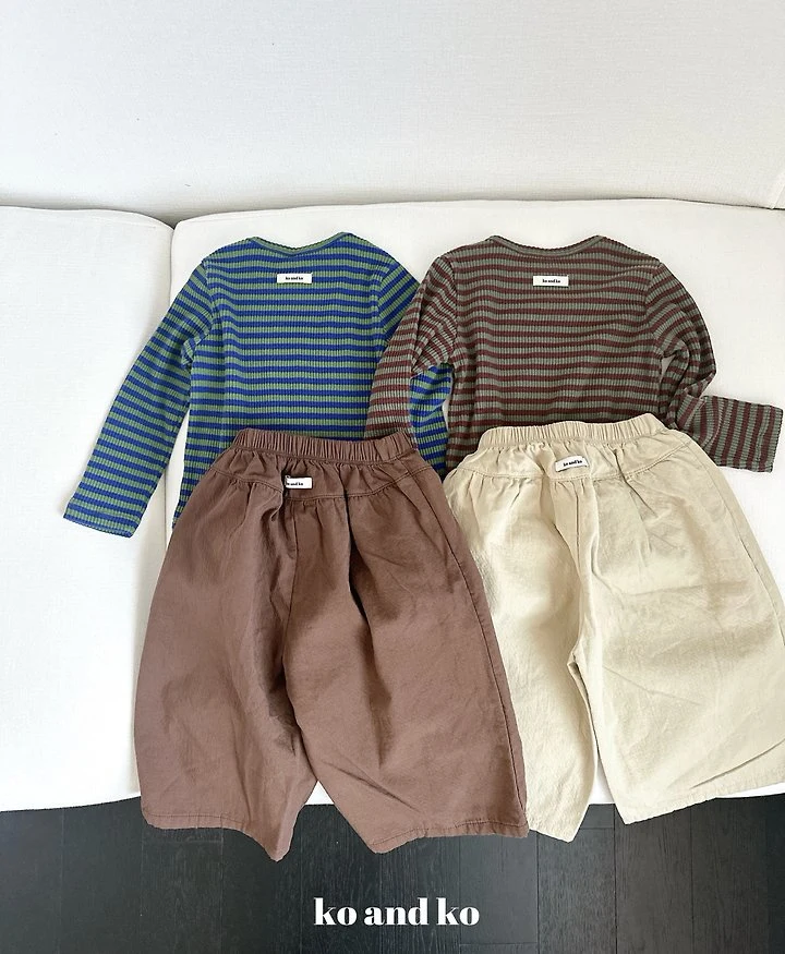 Pintuck Wide Pants by Ko And Ko for Child - view 1