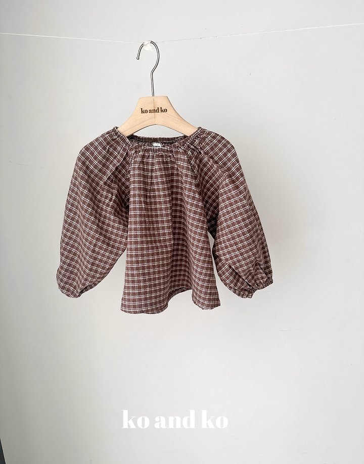 Mood Check Blouse by Ko And Ko for Child - view 1